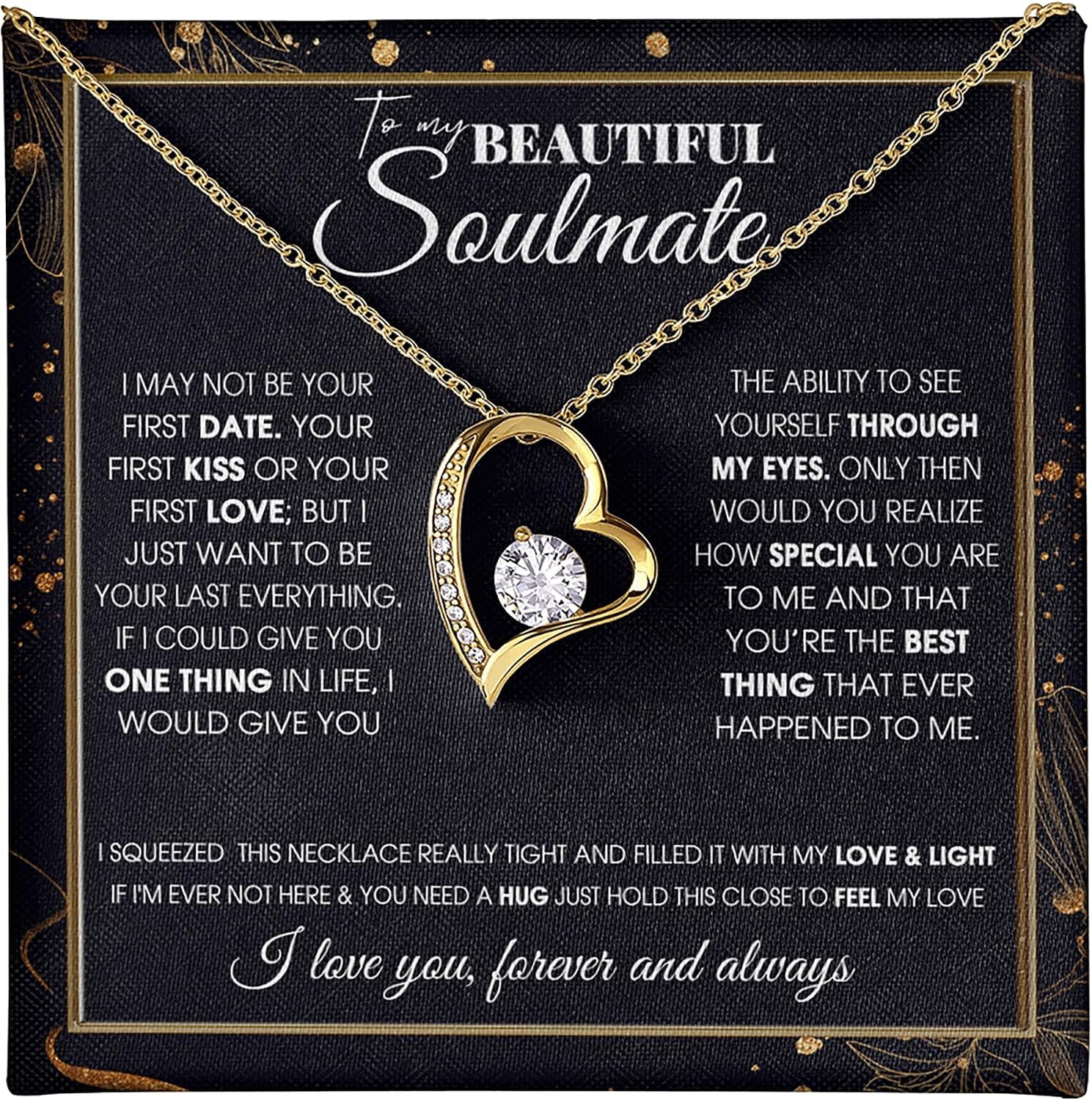 Fa Gifts 'To My Beautiful Soulmate' Necklace