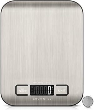 CROWNFUL Digital Kitchen Food Scale...