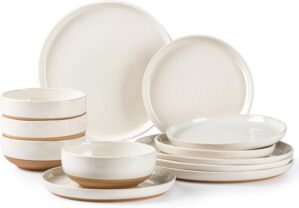 AmorArc Stoneware Dinnerware Set fo...