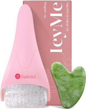 BAIMEI Ice Roller & Gua Sha Set...