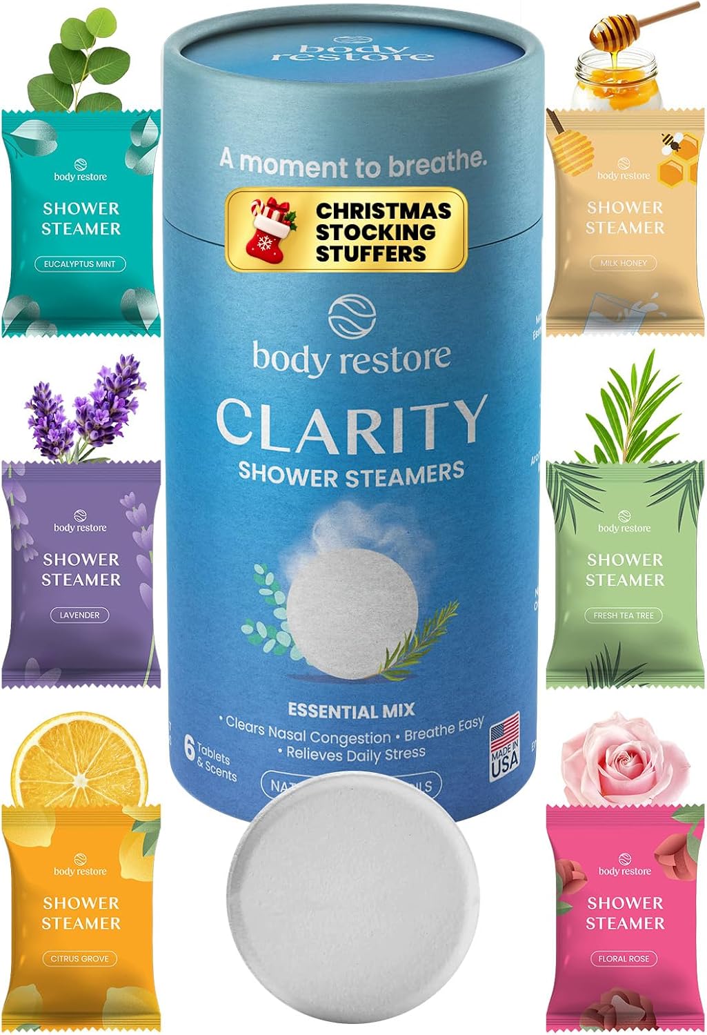 BodyRestore Shower Steamers Aromatherapy (6 Pack)