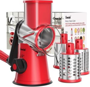 Geedel Rotary Cheese Grater & V...
