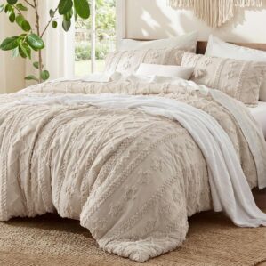 Bedsure Tufted Boho Comforter Set (...