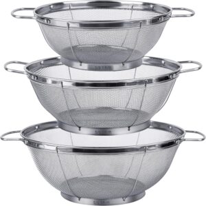 3-Pack 18/8 Stainless Steel Colande...