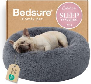 Bedsure Calming Donut Dog & Cat...