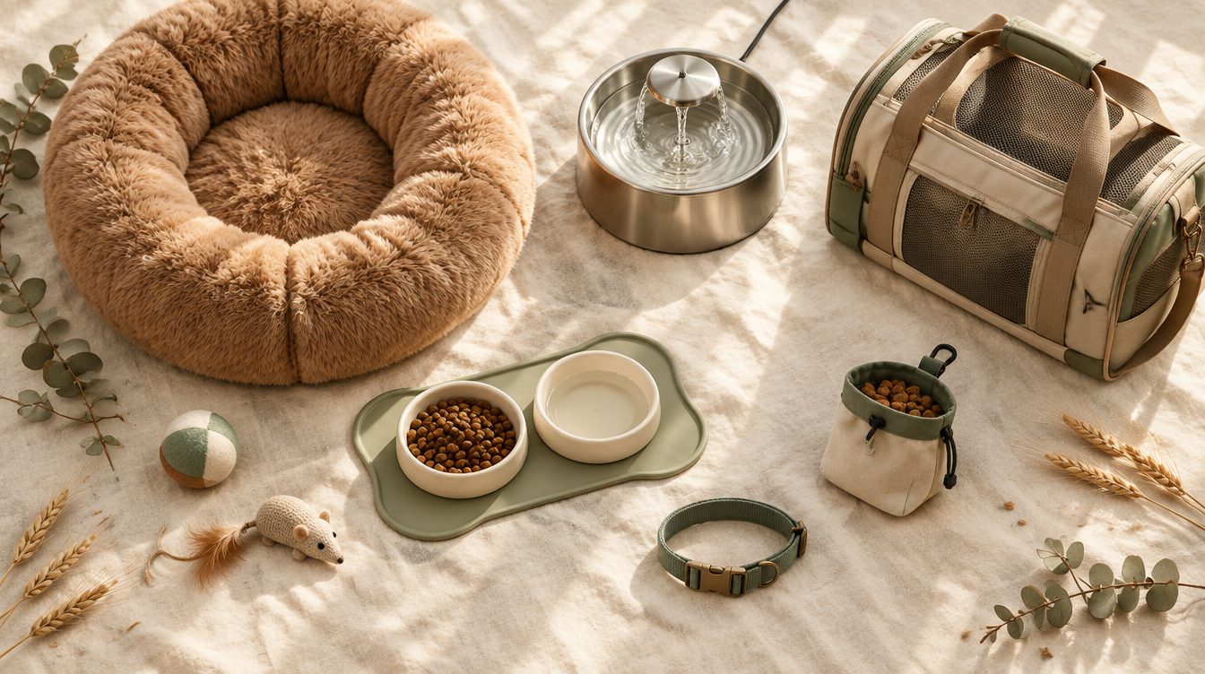 Pets Amazon best sellers October 2026 flat lay