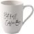 Villeroy & Boch – Statement Mug But First Coffee 11.5 x 8 x 10.5 cm, White Porcelain Cup, 280 ml