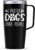 SANDJEST Funny Dog Tumbler with Handle 20oz Stainless Steel Insulated Coffee Travel Mug Cup Dogs Tumblers Dog Lovers Gifts for Men Women Birthday Christmas
