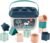 Fisher-Price Baby’s First Blocks (10 Shapes + Storage Bucket, Navy Fawn)
