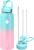 SENDESTAR Insulated Water Bottle 40 oz with Straw, Stainless Steel Wide Mouth Water Bottle, Double Wall Vacuum Leak Proof with Straw Lid & Spout Lid for Sports or Office, Keep Cold or Hot Up to 24 Hrs