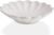 7.9″ Ivory White Ceramic Flower Shaped Decorative Bowl, Small Ruffled Accent Dish for Keys Jewelry Potpourri Coffee Table Kitchen Counter Dining Table Home Decor, Housewarming Gift Bowl Decor