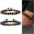 M MOOHAM Mens Bracelet – Beaded Natural Stone 8mm Tiger Eye Matte Agate Lava Rock Bracelets for Men Teen Boys Grandpa Dad Birthday Gifts Jewelry