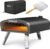Mimiuo Gas Pizza Oven Outdoor – 33 lbs Heavy Duty Propane Pizza Stove for Outside, 60 Second Pizza – Includes 13″ Square Stone Foldable Peel & Cover – Portable for Backyard Camping