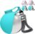 Portable Dog Water Bottle for Small Dogs, Leak Proof 2 in 1 Pet Water Bottle with Bowl, 10oz Stainless Steel Dog Travel Water Bottle for Walking, Hiking, Travel, Puppy & Cat (Blue)