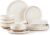 AmorArc Stoneware Dinnerware Set for 4 (18-Piece)