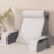 Vekkia 21″ Reading Pillow for Sitting in Bed – 60° Ergonomic Wedge Back Pillow, XL Side Pockets, Support Chair for TV, Gaming, Working, Nursing, Recovery in Bed, Floor, Dorm, Great Gift Idea