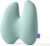 C CUSHION LAB Extra Dense Lumbar Pillow – Patented Ergonomic Multi-Region Firm Back Support for Lower Back Pain Relief – Lumbar Support Cushion with Strap for Office Chair, Car, Sofa – Wellness Green