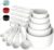 TILUCK Stackable Measuring Cups & Spoons Set (Stainless Steel)
