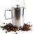 Coghlan’s Stainless Steel French Press Coffee Maker – 4-Cup (32 oz), Campfire & Stovetop Safe, Portable & Durable – Fine Mesh Filter, Folding Handle, Dishwasher Safe – For Camping, Travel, or Home