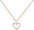 PAVOI 14K Gold Plated Cubic Zirconia Heart Necklace | Cute Dainty Love Pendant Necklaces for Women – Valentines Day Trendy Jewelry