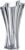Crystal Glass Vase – Heavy Crystal Vase for Flowers with Weighted Bottom, Thick Durable Decorative Vases for Modern Home Decor, 9.8″ 3.5lb Clear Centerpiece (Transparent)