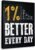 Gwisml Inspirational Canvas Wall Art,1% Better Every Day Motivational Quotes Canvas Frame Painting Prints Posters Artwork For Home Office Wall Decor