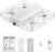 HOVERAir X1 Drone with Camera, Follow-me Drone with Self-Flying Mode, Foldable Mini Drone with HDR Video Capture, Palm Takeoff, Intelligent Flight Paths, Hands-Free Control White (Combo)