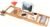 Utoplike Bamboo Bathtub Caddy Tray Bath Tray for Tub, Adjustable Bathroom Bathtub Organizer with Book Tablet Wine Glass Cup Towel Holder