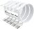 MFi-Certified Lightning Charging Cables – 5-Pack (10 ft)