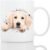 Winston & Bear Peaking Labrador Mug – Ceramic Dog Coffee Mug Gift for Dog Lovers Mom and Dad – Perfect Birthday or Christmas, Father’s or Mother’s Day Gift (11oz)