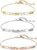 MignonandMignon Custom Name Bracelet Engraved Gold Bar | Personalized Coordinate Bracelet for Women | Dainty Jewelry Gift for Mom Teen Girls Graduation Mothers Day