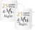 25 Year Anniversary Coffee Mug Gift Set (Set of 2)
