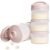 Termichy Stackable Formula Dispenser Portable Milk Powder Container, 2 Pack, Light Pink