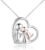 YFN Sterling Silver Keepsake Dog Pendant Necklace Dog Lover Memorial Gifts for Women