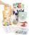 Pott’d Air Dry Clay for Adults. Beginners Home Pottery Kit for Adults. DIY Crafts Includes: Air-Dry Clay, Tools, Paints, Brushes, Sealant, Guides