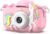 Goopow Kids Camera Toys for 3-8 Year Old Girls Boys,Children Digital Video Camcorder Camera with Cartoon Soft Cover, Best Chritmas Birthday Festival Gift for Kids