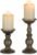 NUPTIO Bronze Pillar Candle Holders (Set)