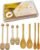 Wooden Honey Stick Dippers and Spoon – 8Pcs Wooden Spoon for Honey Sticks Spreading & Scooping Used in Kitchens and for Picnics Party