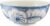 Maxdot Blue and White Bowl 10 x 5 Inch Large Hand Painted Stoneware Decorative Vase Bowl with Floral Chinoiserie Ceramic Design for Kitchen Centerpiece Creative Home Decor