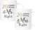 20 Year Anniversary Coffee Mug Gift Set (Set of 2)