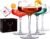 JBHO Martini Glasses, Crystal Coupe Glasses Set of 4, 10 Oz, Large and Fancy Cocktail Glasses, Hand-Blown Champagne Coupe Glasses for Espresso Martini, Manhattan as Bar Glassware or Mother’s Gift