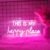 Neon Signs for Wall Decor – This Is My Happy Place Neon Signs for Teen Girls Bedroom Decor, Pink Led Neon Lights for Wall Decor, Nightstand Light, Dimmable Switch USB Power, Adhesive Hook Included