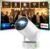 Mini Projector with WiFi and Bluetooth, Portable Projector with Built-in Battery, 4K Supported Android 11.0 Smart Outdoor Projector for Camping, Bedroom, Compatible with iPhone/TV Stick/HDMI/Laptop