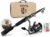 Fishing Rod and Reel Combo Kit—Telescopic Fishing Rod, Collapsible Fishing Rod, Portable Fishing Set w/Tackle Box, Lures & Bag, 4.2oz Carbon Fiber, 5.2:1 Anti-Twist Reel, Freshwater/Light Saltwater
