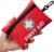 General Medi Mini First Aid Kit, 150 Piece Small First Aid Kit – Includes Emergency Foil Blanket, Scissors for Travel, Home, Office, Vehicle, Camping, Workplace & Outdoor (Red)