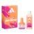 adidas Vibes Get Comfy Giftset 1 fl oz EDP + 3.3 fl oz Shower Gel, Notes of Amber Floral, Mandarin, and Vanilla, Unisex Fragrance, Long Lasting, Sporty Fragrance, Travel Size