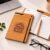 Gift Kya De Wooden A5 Diary, Hard Wood Cover, 200 Ruled/Lined Pages Diary with Mobile & Pen Stand, Printed Motivational Quotes, Eco-Friendly Wood Journal Notebook for Writing, Work, College -(10×6 In)