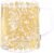 Lilly Pulitzer Cute Glass Mug, Clear Cup with Handle, 12oz, Aesthetic Cup for Coffee and Tea, Calypso Coast (Gold)