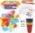 Rainbow Stacking Stones – Set of 36 – Translucent Pebbles, Perfect Light Table Toys for Kids Learning & Fun