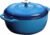 Lodge Essential Enamel Cast Iron Dutch Oven 6 Quarts – Perfect for Bread Baking, Braising, Marinating & Slow Cooking, Features Moisture-Sealing Lid & Dual Handles, Kitchen Essentials, Caribbean Blue